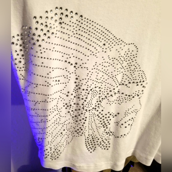 Hustle Gang Rhinestone T-Shirt - Picture 2 of 4